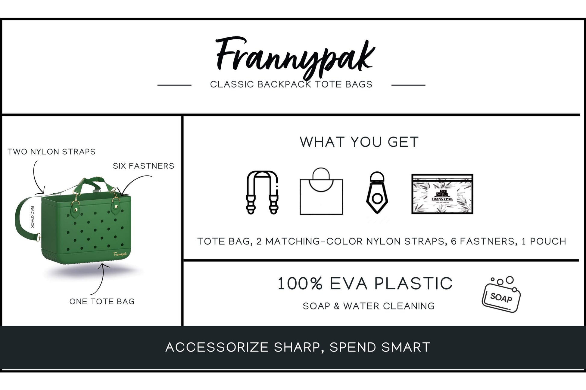 Franny - Dark Green Franny Specifications for Dark Green Maxi