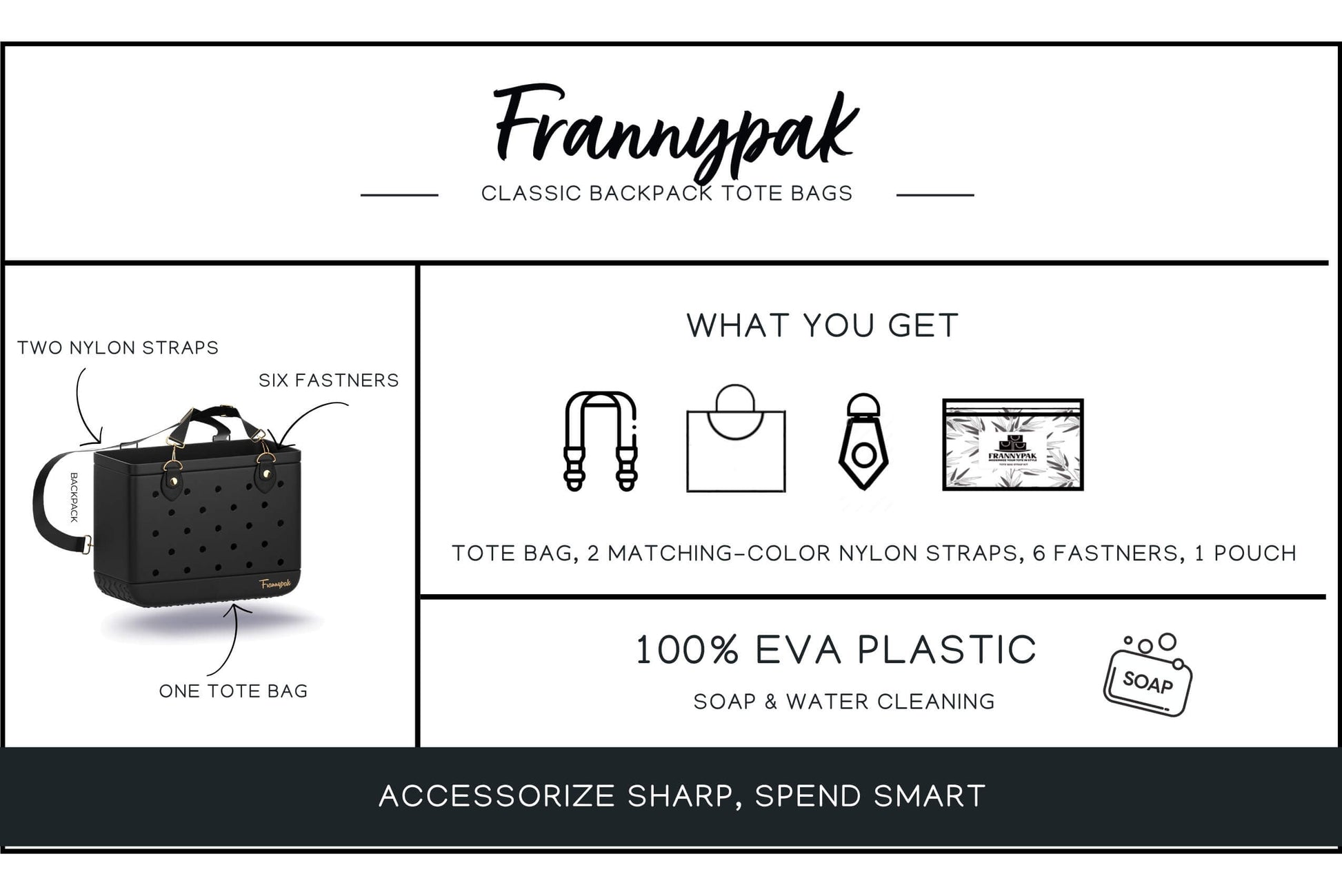 Franny - Black Franny Specifications for Black Maxi