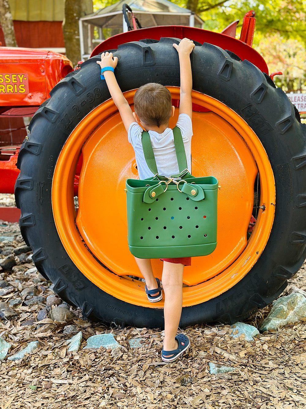 Franny - Light Gray Kids Tote Bag