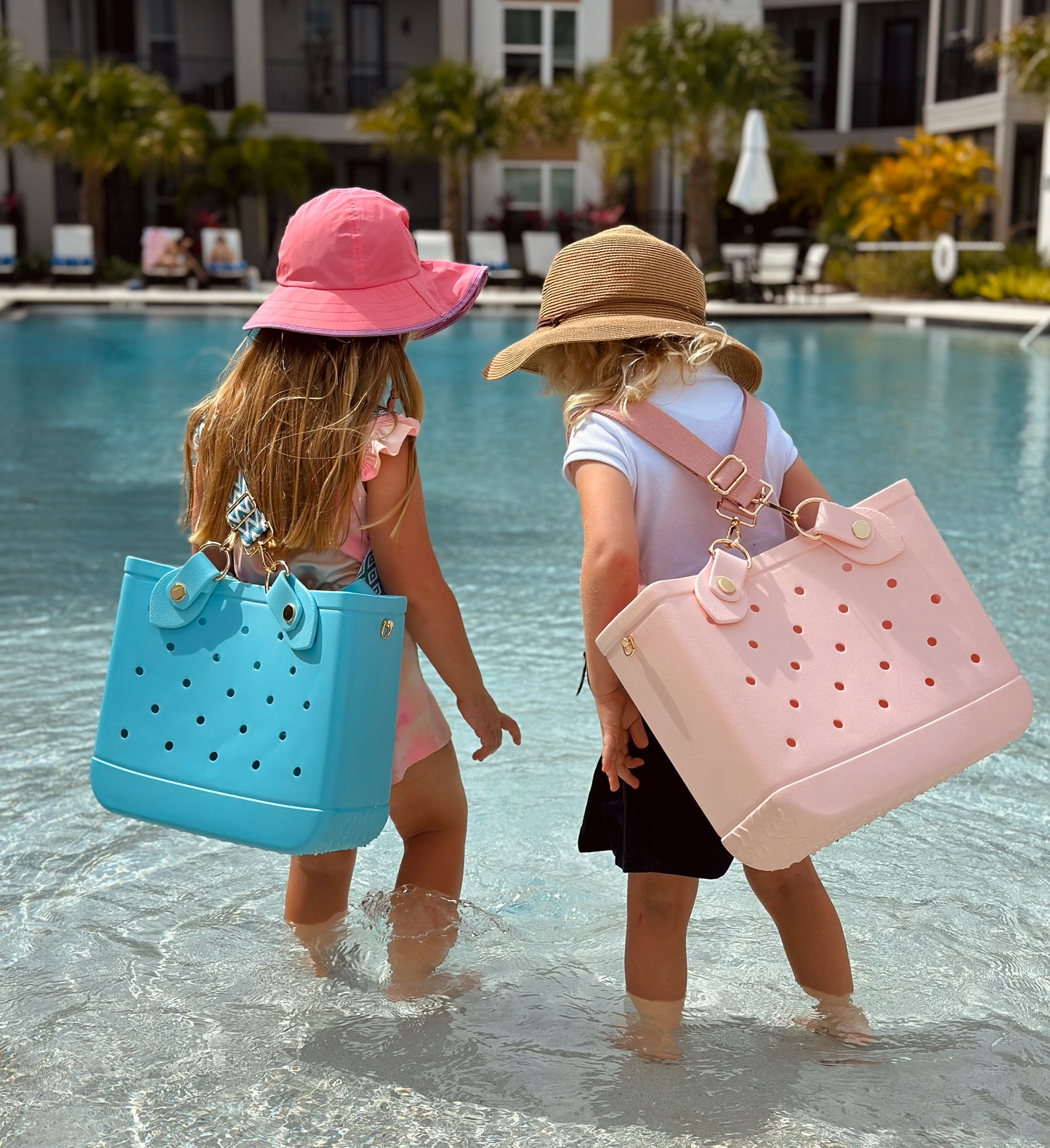 Franny - Turquoise Kids Tote Bag