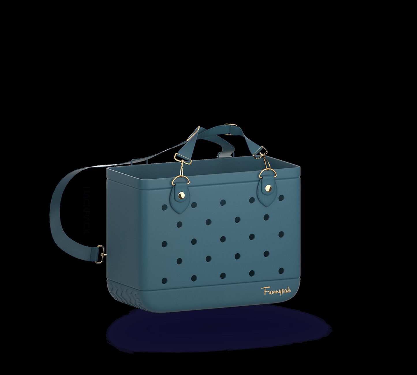 Franny - Teal Kids Tote Bag