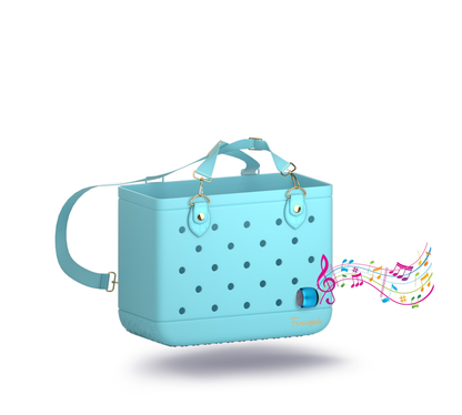 Bluetooth Aqua Rhinestone Mini Stereo